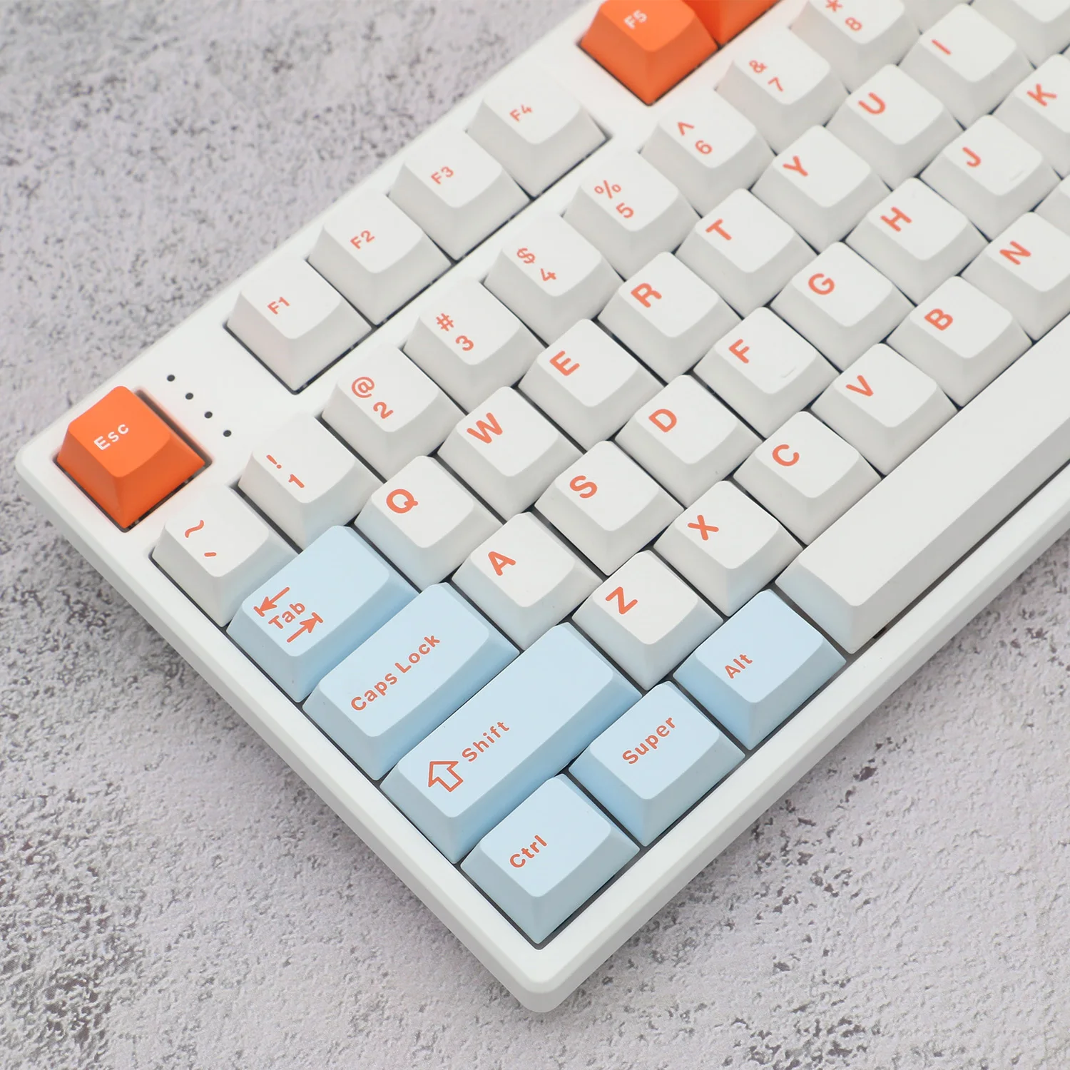Chaves Conjunto Gmk Salmão Keycaps Pbt Duplo Tiro Chave Tampões Cereja Perfil Keycap com Iso Enter para Teclado Mecânico 171 - Imagem 5