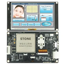 

4.3" Smart TFT Display with Touch Controller Board+UART Interface Support Any Microcontroller