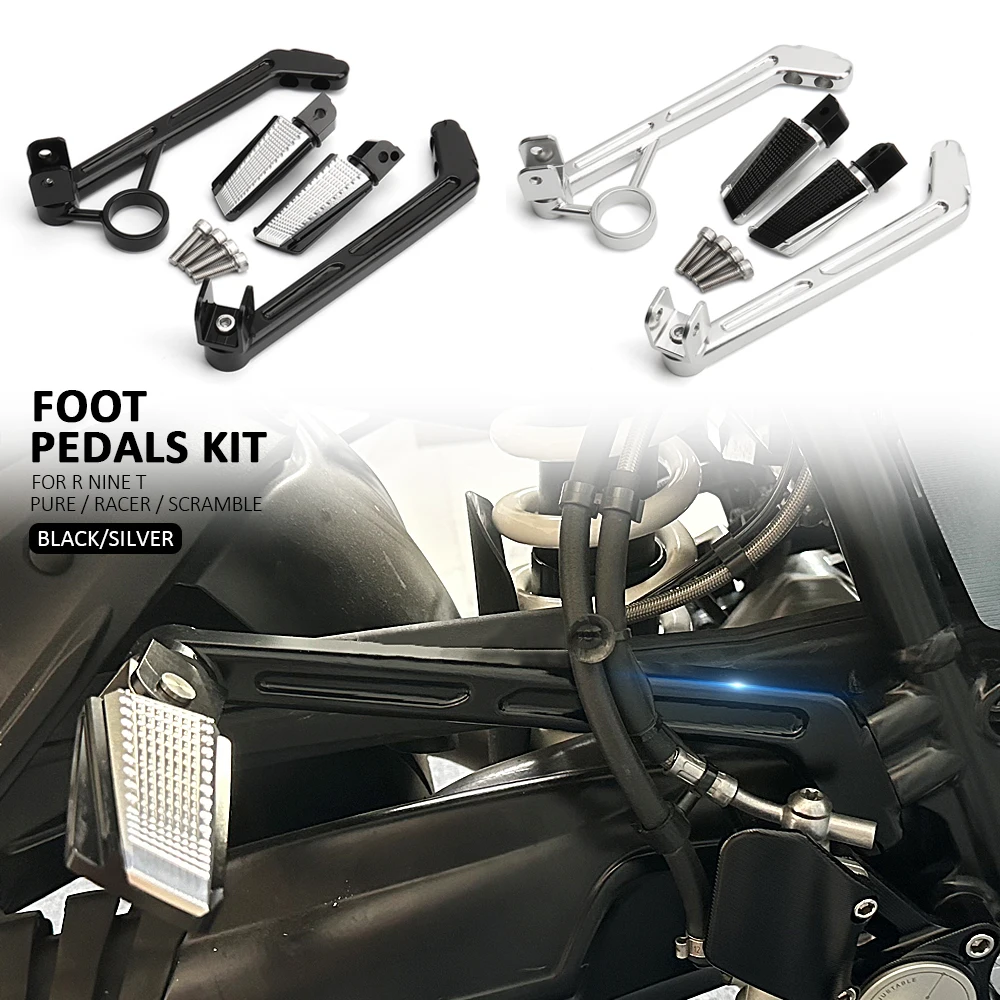 

Motorcycle Rear Passenger Footrest Foot Peg Rest Pedal Bracket Kit For BMW R9T RNINET PURE R NineT RACER R NINE T SCRAMBLER