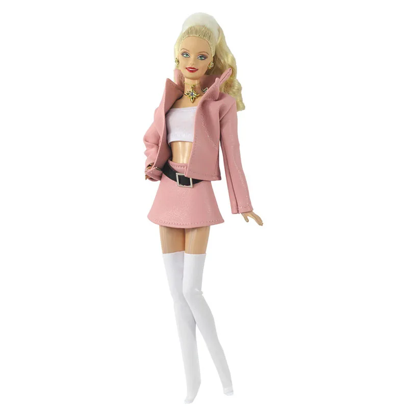 pink leather dress barbie I like PINK! Barbie Faux Leather Dress just arrived! It's just $28!!