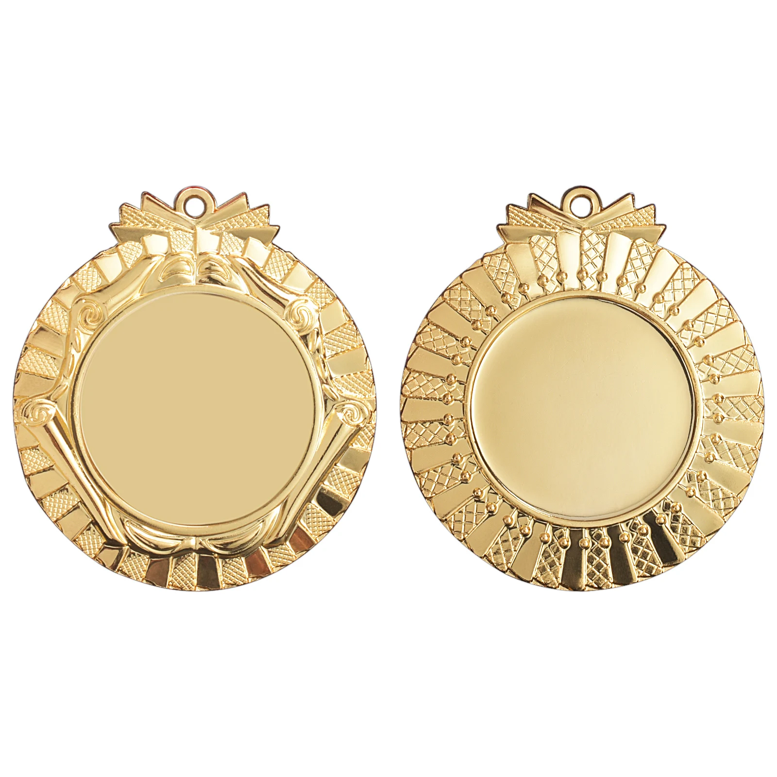 65MM Gold Silver Bronze Metal Award Medals Game Medals Sports Competition Winner Souvenir for Sport Company Anniversaries