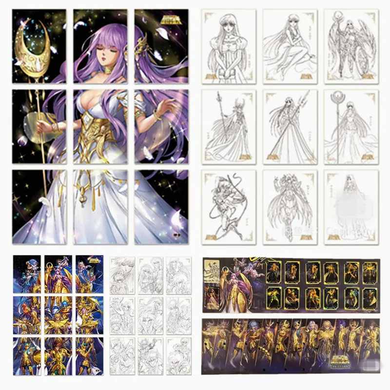 9/12/18 Pz/Set Originale Saint Seiya 30Th Anniversary Limited Shining Card Esclusivo Oro Saint Figurrecard Giocattoli Commemorativi Per Auto