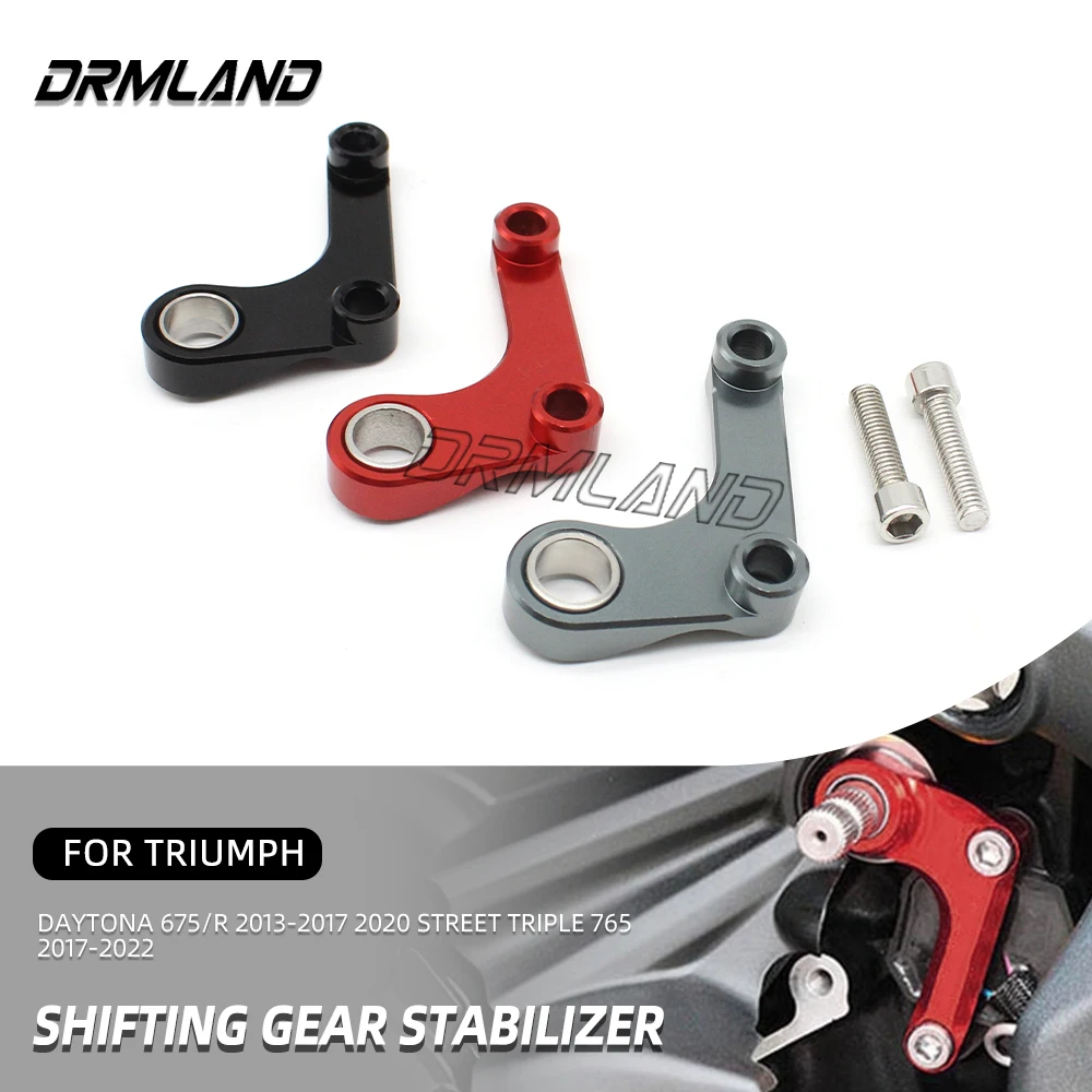 2022 Stabilizzatore Cambio Per Triumph Street Triple 765 Daytona 675 Accessori Moto Shift Smooth Block Cnc Aluminium