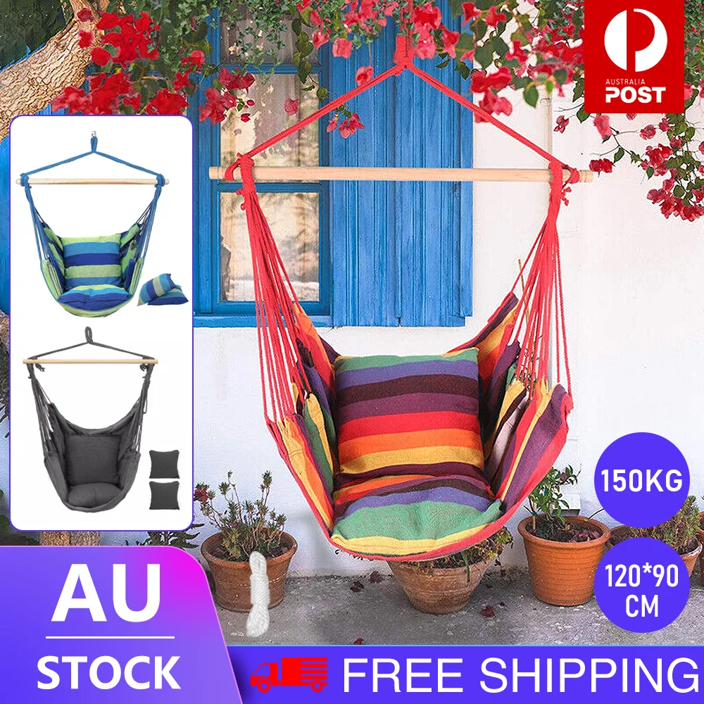 Portable Swing Chair Garden Outdoor Camping Cushion Portable New Model  Multiple Color Options