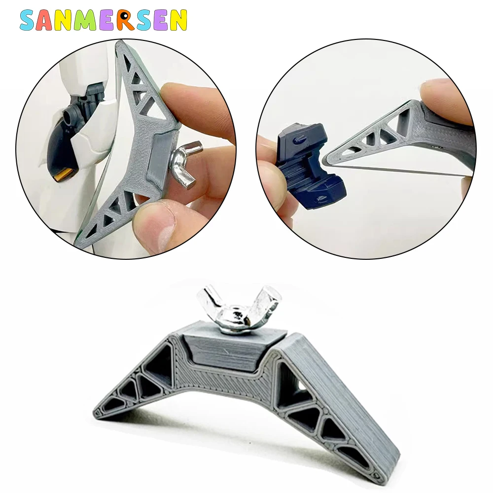 Adjustable Angle Curved Surface Sander Polisher Model Sand Hand-Holder Sanding Board For Hobby Building Tool Repair Accessories