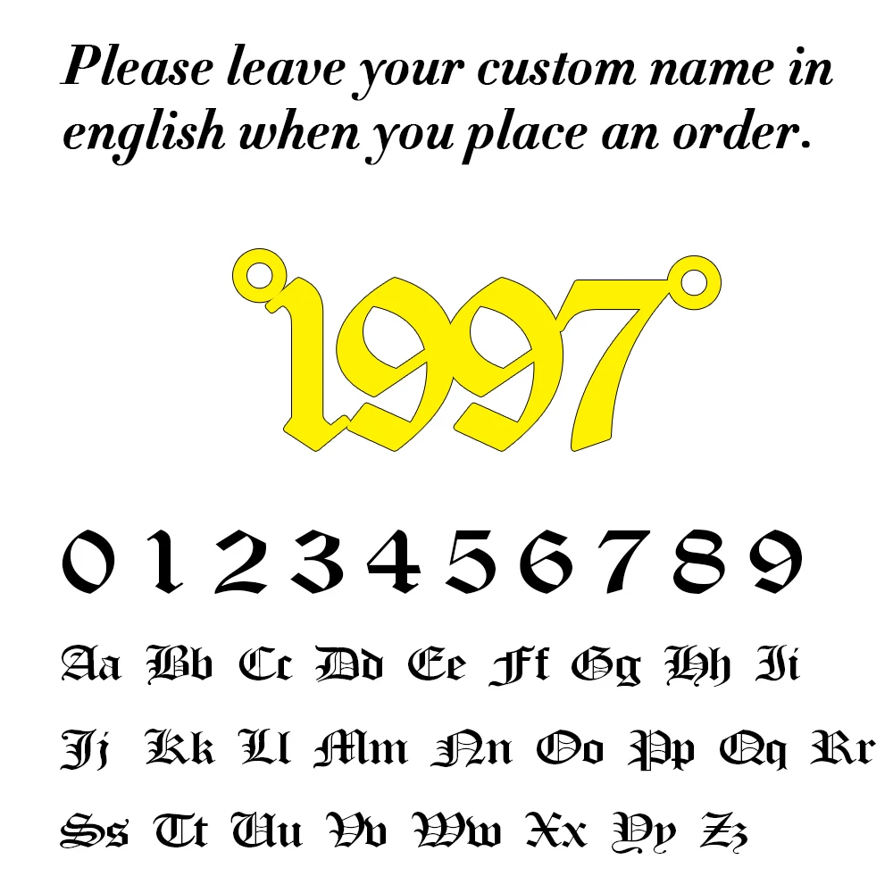 number font