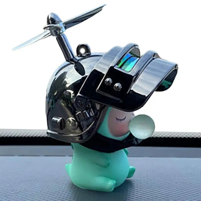 

Украшения для приборной панели автомобиля, очаровательный динозавр, крутая игрушка для велосипеда, пропеллер, пузырьки, украшение для приборной панели автомобиля, аксессуары для интерьера автомобиля