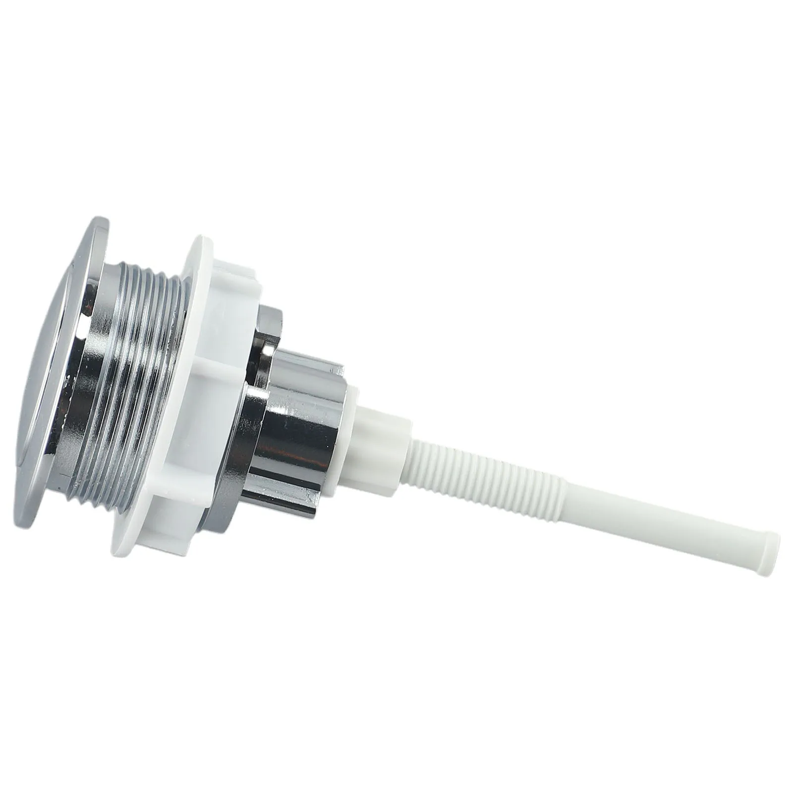 Description Picture 6 of itemChrome Toilet Push Button Single Flush Button Toilet Water Tank Button Round Valves Bathroom Toilet Parts