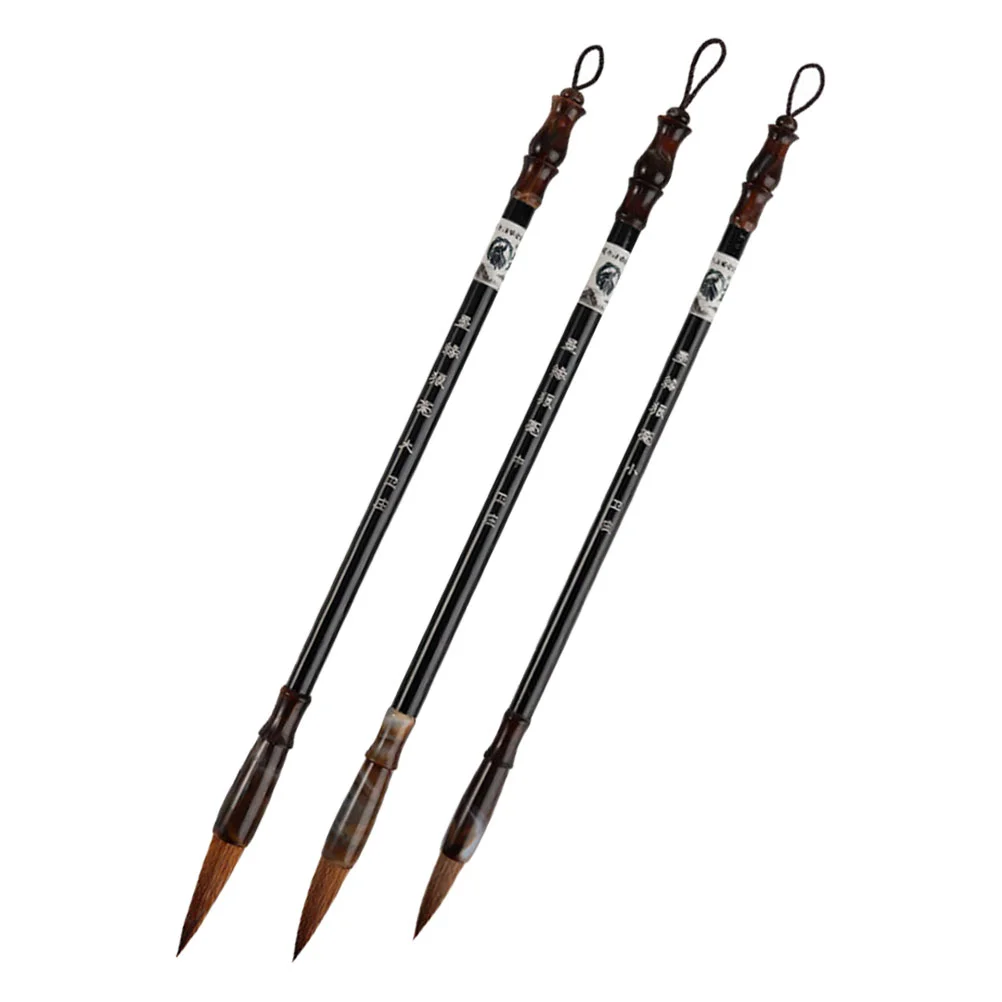 

3pcs Painting Brush Pens Chinese Writing Brush Pens Chinese Calligraphy Brush Pens
