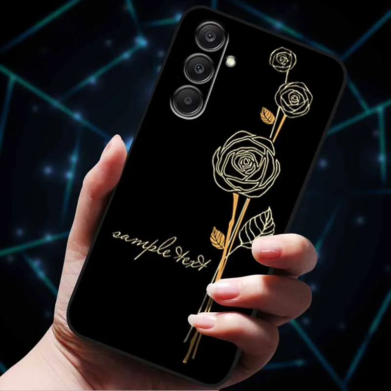 3D Floral Embossed Soft Silicone Phone Case - Elegant Back Cover Shell