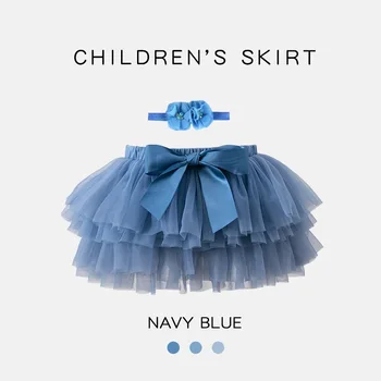 Neonato Ragazza Tutu Gonna Mini Tulle Colore Della Caramella Infantil Menina Bambini Principessa Pettiskirt Abbigliamento Per Bambini 0-2Y