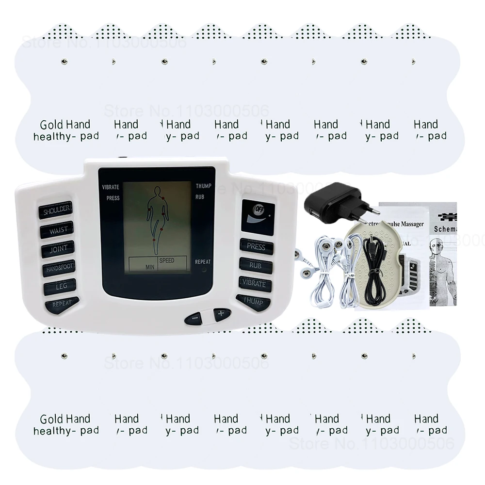 Tens Stimolatore Muscolare Ems Body Sculpt Machine Eletric Back Neck Pain Relief Digital Meridian Fisioterapia Trattamento Di Rilassamento