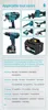 NEW 18V 9.0/12.0/18.0Ah Rechargeable Battery For Makita Power Tools with LED Li-ion Replacement LXT BL1860 1850 18v 9 A 18000mAh 5