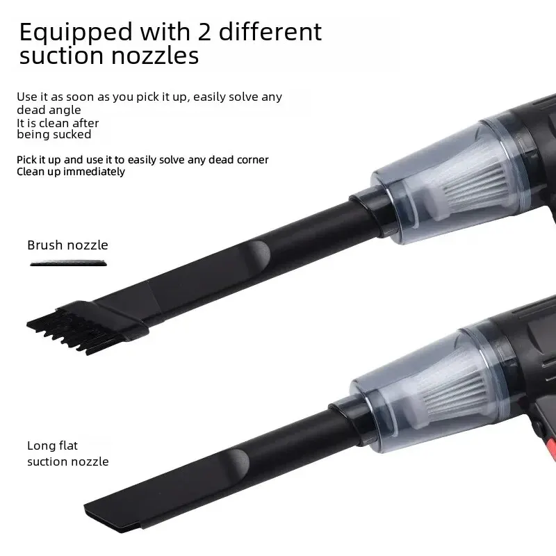 HighPowerPortableMiniCarDusterWirelessStrongSuctionCarHome
