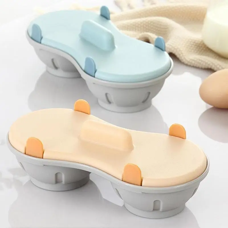 

Microwave Steamed Egg Box Creative Egg Maker Poached Egg Steamer Egg Tray Double-layer Cooking Eggs Mould Kitchen Gadgets