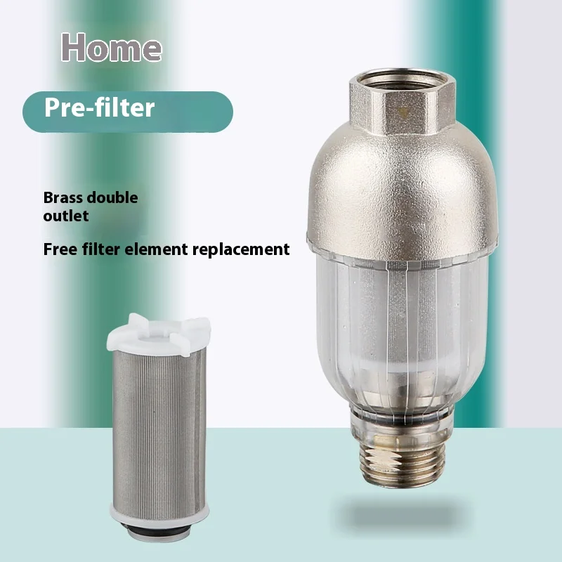 Description Picture 5 of item316 Stainless Steel Filter Front Filter Household Inlet Tap Water Shower Anti-Scale Purifier Filter Drinking Water