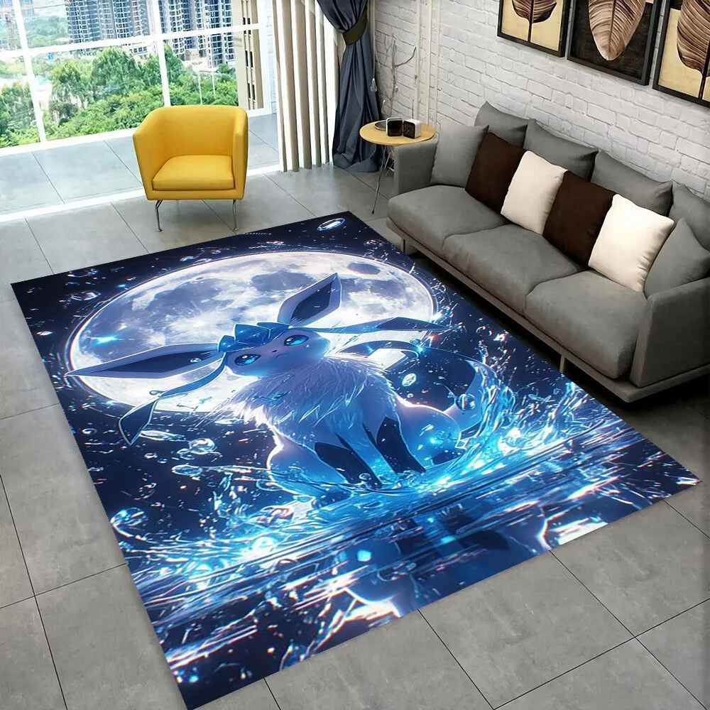 Floor Mat Plush Rug Decorative Carpet Silk Wool Rug Plush Carpet Non Slip Carpet Imitated Cashmere Carpet Kids Carpet 2025 New Cute Pikachu Pokemon Cartoon Gift Rug Carpet for Living Room Bedroom Decor Floor Mat Non-slip for Sofa Doormat Gift Kid