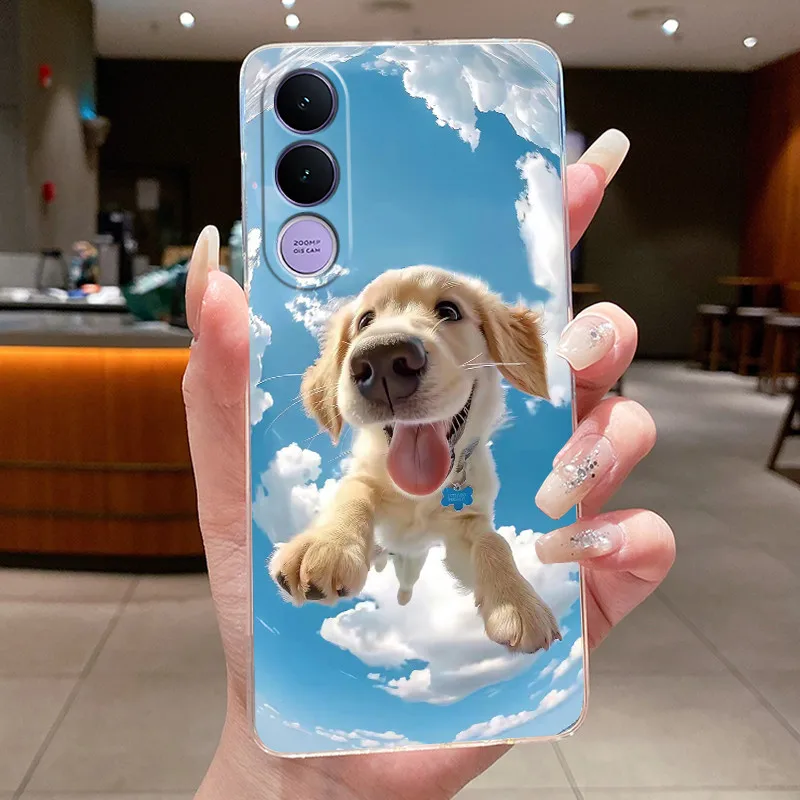 Aesthetic Luxury Soft Silicone Transparent Phone Cover Shell