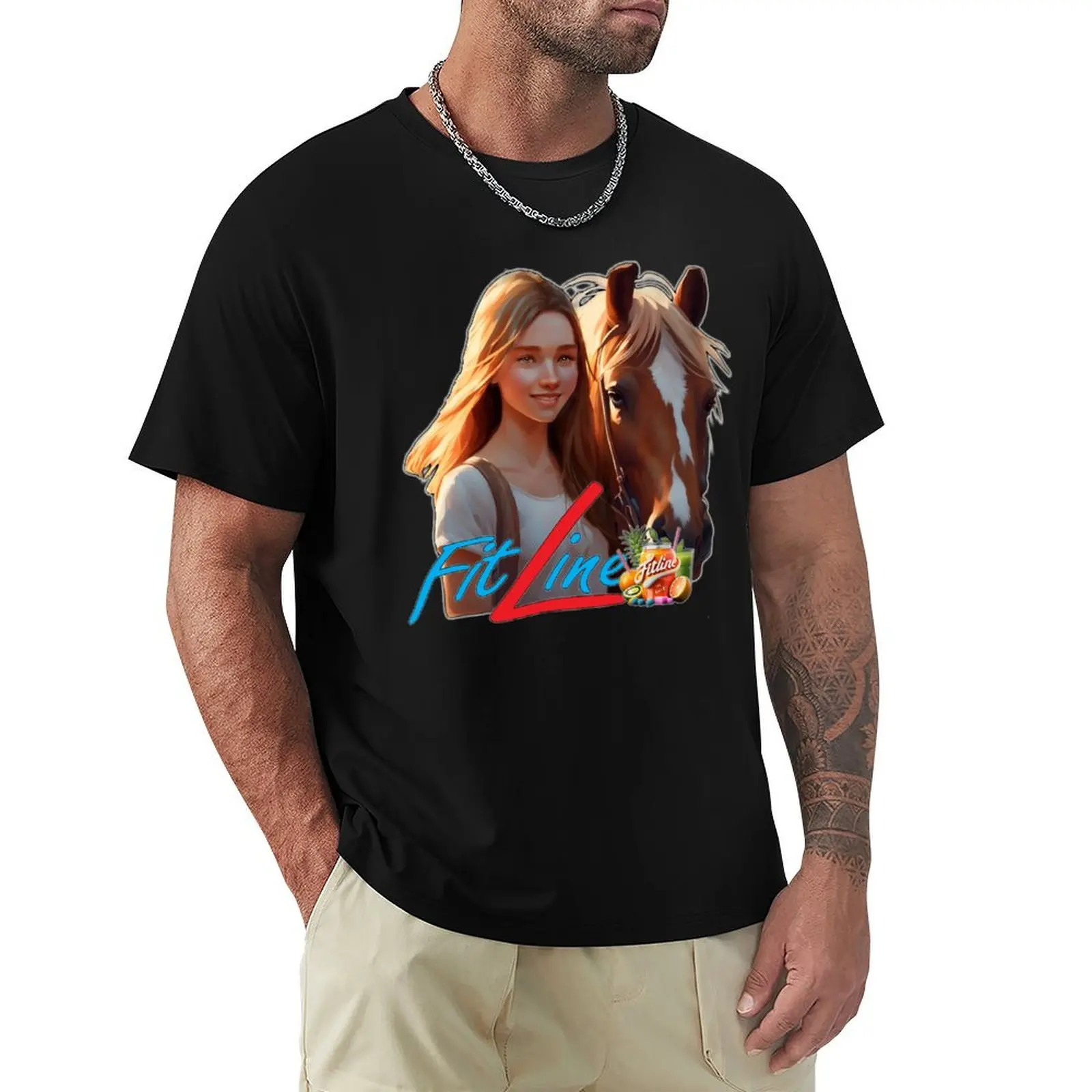 Happy Fitline 4 T-Shirt Anime Clothes Customizeds Heavyweights Mens Workout Shirts