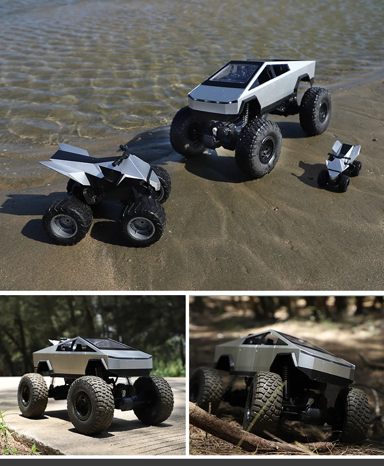 Tesla Cyber Truck Remote Control Car High Speed Alloy Pickup Truck Cross Country Motorcycle Children'S Racing Cars Toys For Kids Gifts 25 Tesla Cyber Truck Remote Control Car High Speed Alloy Pickup Truck Cross Country Motorcycle Children'S Racing Cars Toys For Kids Gifts