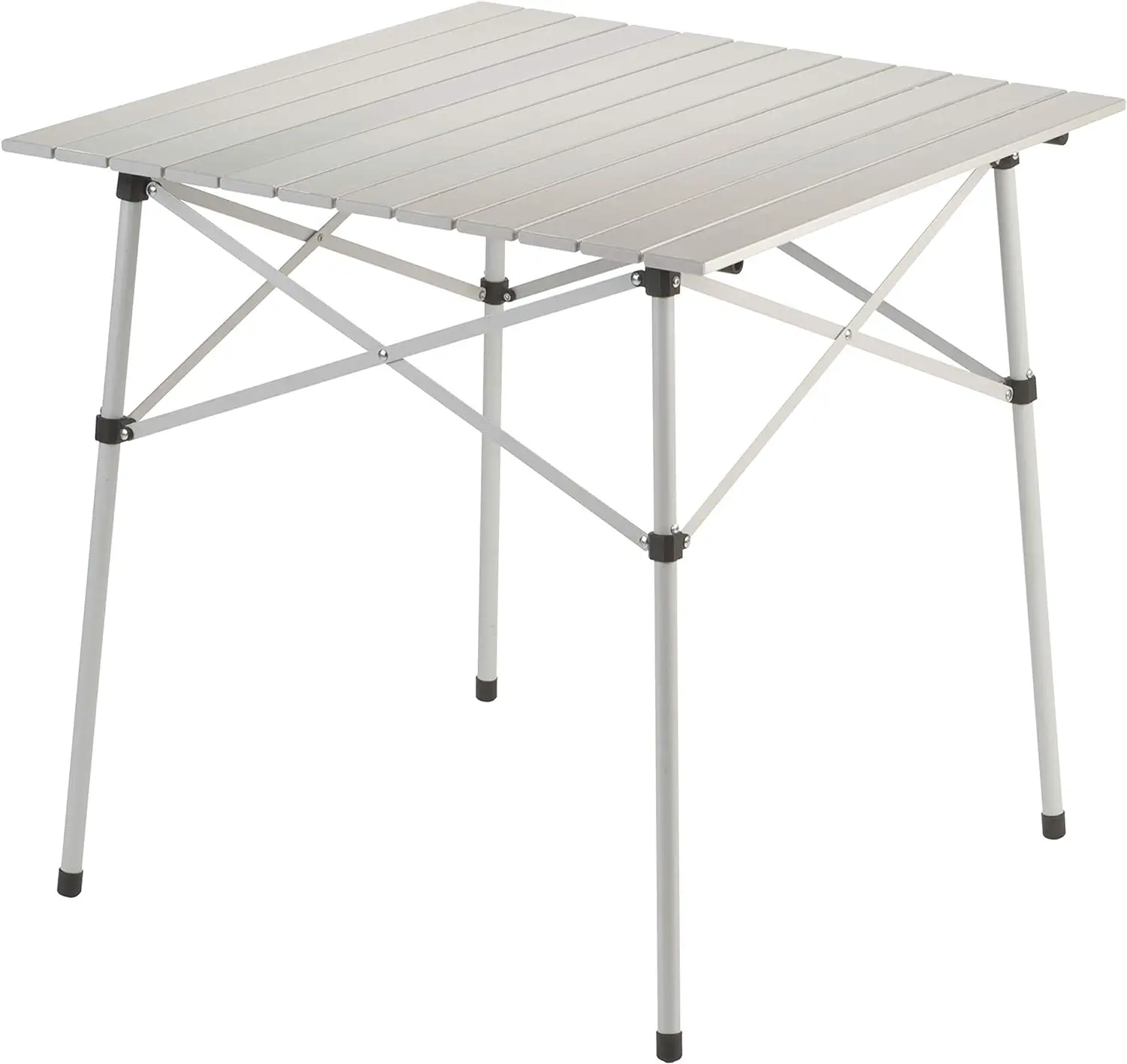 

Outdoor Compact Folding Table, Sturdy Aluminum Camping Table with Snap-Together Design, Seats 4 & Carry Bag Included; Great