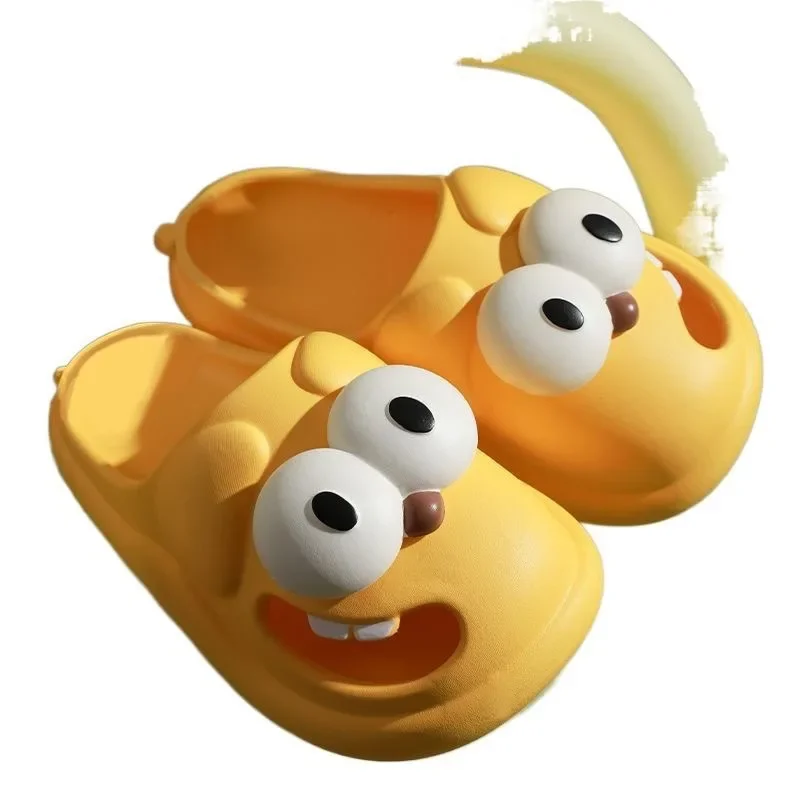 Hole Shoes for Outdoor Wear Closed-Toe Slippers Women's Cute Cartoon Sandals Home Non-Slip Summer Indoor Women's Summer
