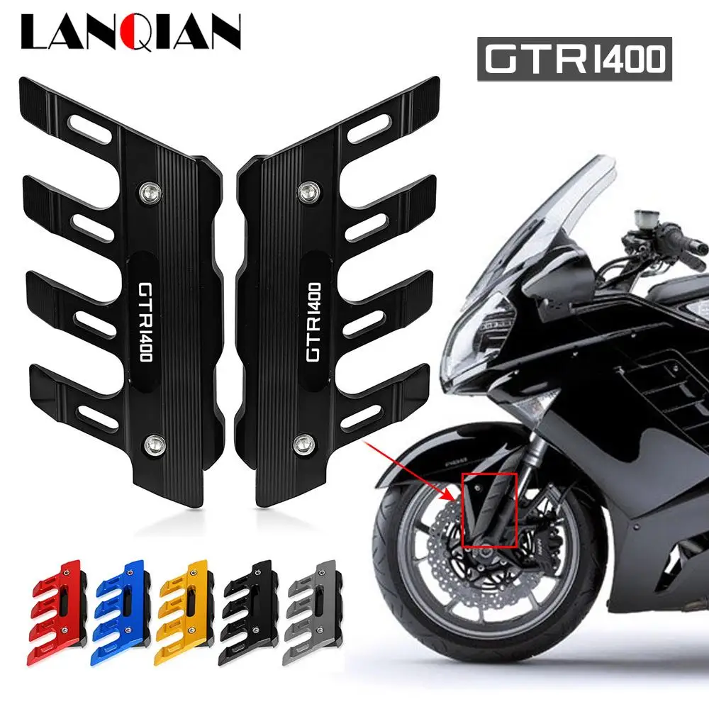 

For KAWASAKI GTR 1400 GTR1400/CONCOURS Motorcycle CNC Accessories Mudguard Side Protection Block Front Fender Anti-Fall Slider