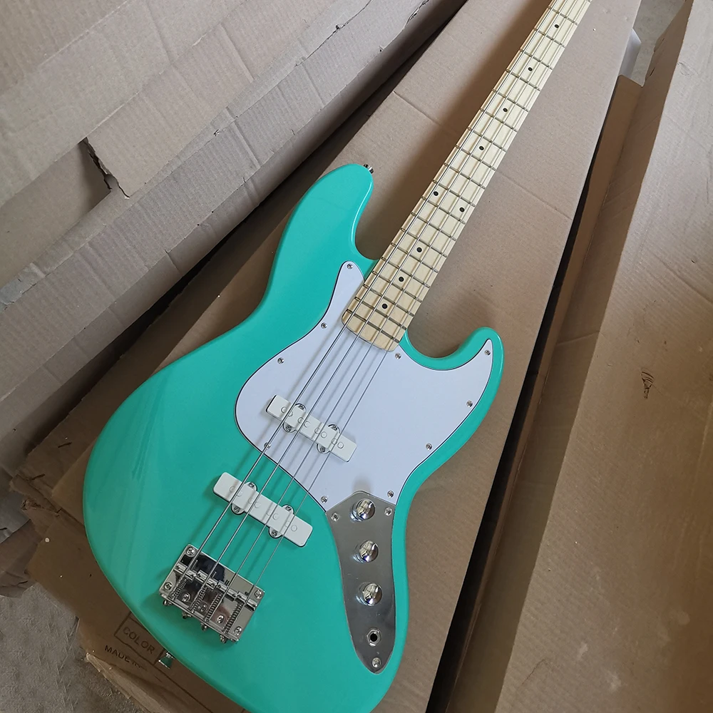 

4 Strings Electric Bass Guitar with Maple Fretboard Customizable