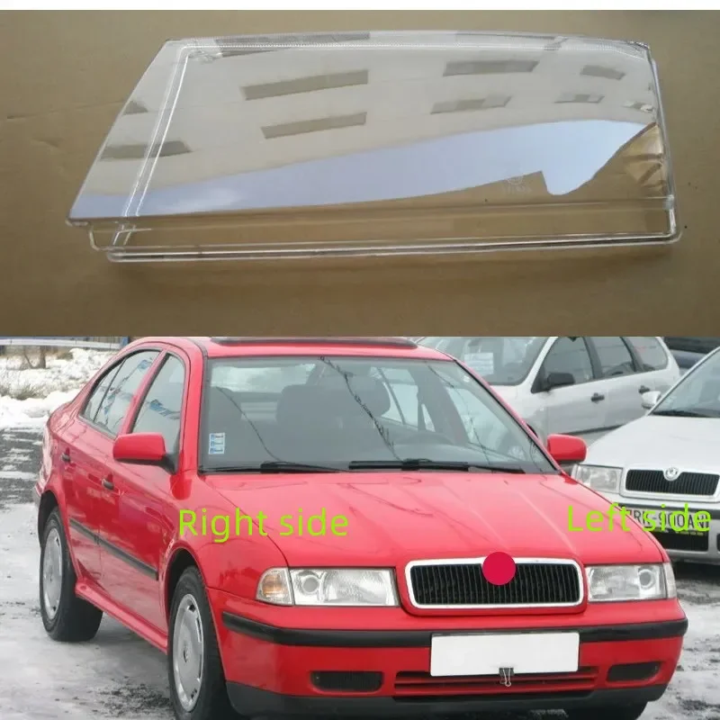 

Car transparent glass lampshade For Skoda OCTAVIA 2001-2005 Car Accessories headlamp shell Lampshdade Replace Original Lens