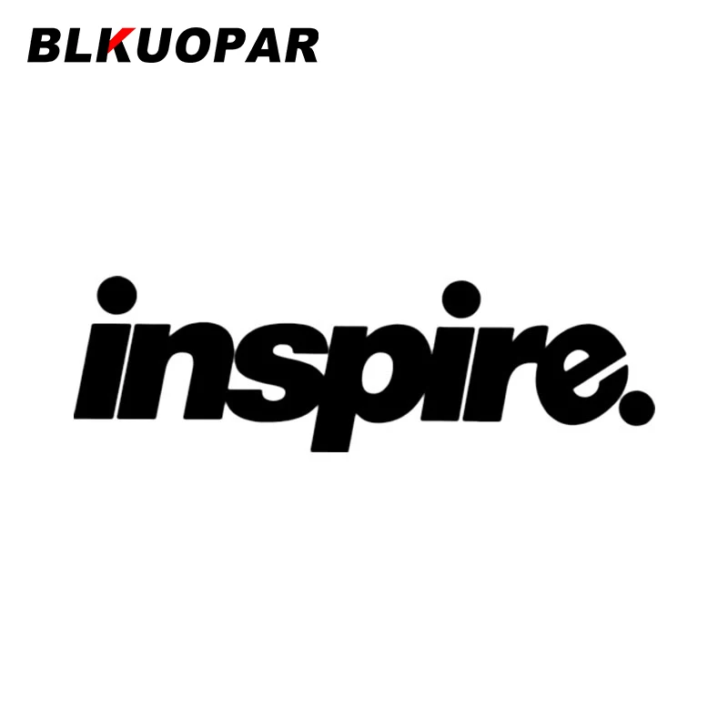 

BLKUOPAR Inspire Text Silhouette Car Stickers Scratch-Proof Graphics Decal Trunk Motorcycle Die Cut Caravan Laptop Car Styling