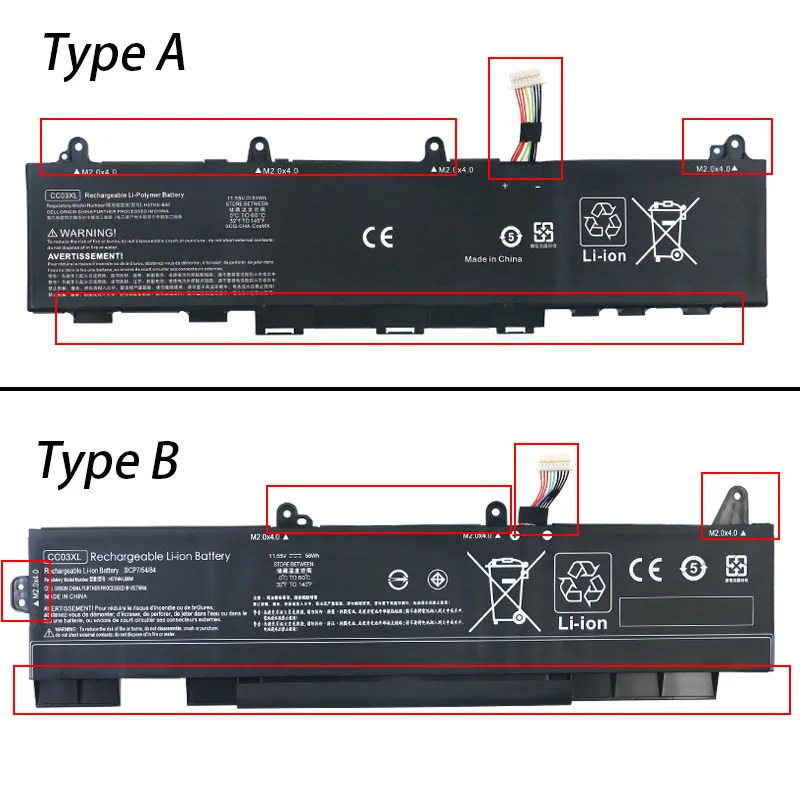 Bateria do Portátil para hp Elitebook 840 845 830 835 g7 Hstnn-lb8q Zbook Firefly 14 Polegadas g8 L77608271 L78555005 Mt46 11.55v Cc03xl - Imagem 6