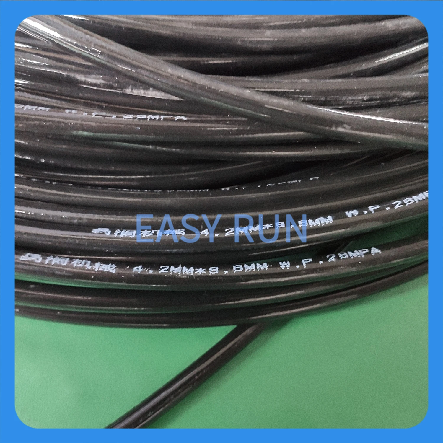 Grease Lubricating Oil Resin Pipe, Outer Dia 8.6mm, inner Dia 4.2mm, Pressure Resistance 250kg, 25Mpa 50M/roll