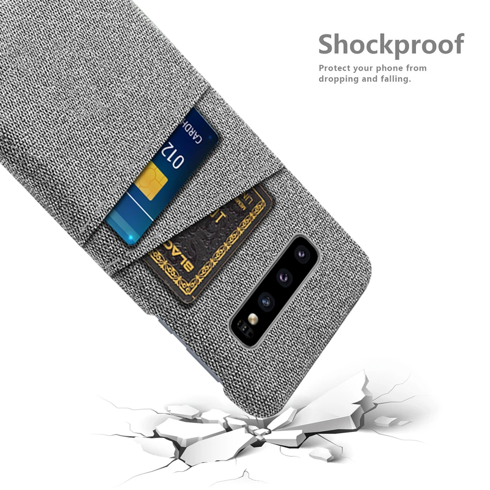 Custodia Per Samsung S10 Per Galaxy S10 Plus/S10E Cover Per Telefono Dual Card In Tessuto Di Lusso Per Samsung Galaxy S10 S 10 + S10 E S10Plus