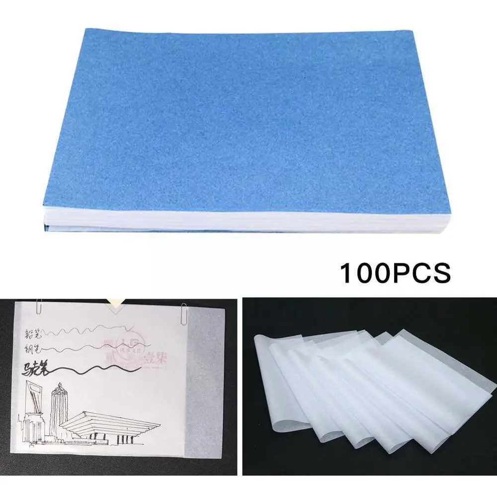 100pcs/set Translucent Tracing Paper Calligraphy Craft Writing Copying