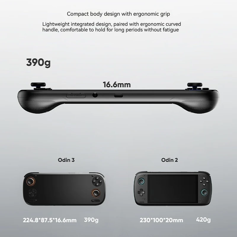 AYN Odin 3 Game Console 6'' 1080P 120Hz AMOLED Screen Handheld