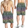 Colorful Leopard Graphic Board Shorts For Men Summer Running Surf Beach Shorts Men Quick Dry Stylish Swim Trunks Short Homme 2