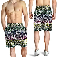 Colorful Leopard Graphic Board Shorts For Men Summer Running Surf Beach Shorts Men Quick Dry Stylish Swim Trunks Short Homme 2