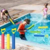 Summer beach water toy children's large draw type foam water gun EVA material high-pressure water gun outdoor water play 6
