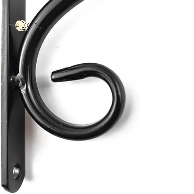 A18R -Wall Hanging Plant Bracket, Retro Iron Metal Wall Lantern Wall Hanger For Hanging Plant Flower Bird Feeder
