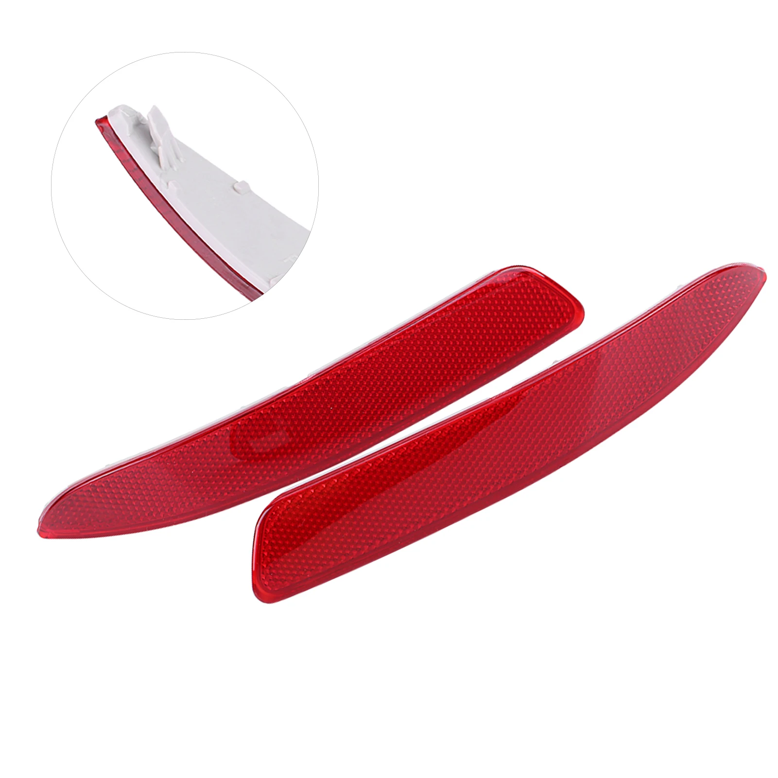 2Pcs 63217158950 Left/Right Rear Bumper Reflector for E70 X5 2007‑2013 63217158949 63217158950 Rear Bumper Reflector for E70 car reflector vehicle reflector