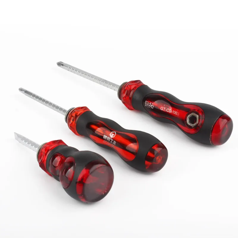 Xk Cross Screwdriver Set Household Dual Head Dual-Use Screwdriver Screwdriver Ratchet Screw new 6mm bi directional ratchet screw driver set right angle household multifunctional wrench mini screwdriver set hand tools ls