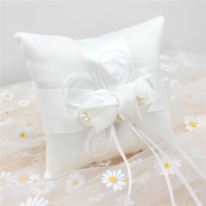 Gift Ring Pillow Party Decor Cushion Pincushion Ring Valentine