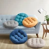 Grey Floor Seat Cushion Pillow Round Large Pillows Seating for Adults Tufted Corduroy Floor Cushions for Living Room Tatami 방석 5