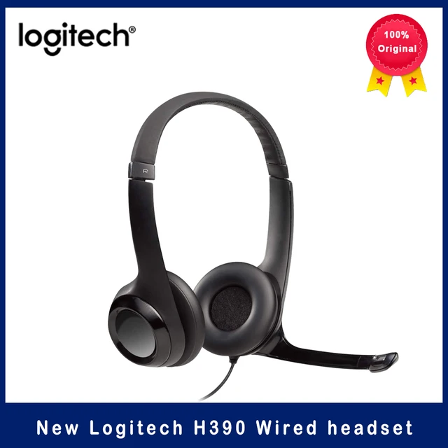 Logitech H390 headset wired computer headset microphone usb interface noise reduction headset office games general 1