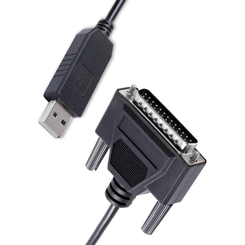 Fanuc CNC DNC Prolfic PL2303 USB RS232 직렬-DB25 수 케이블 소프트웨어 흐름 제어 CNC-SW-25M, 15 16 18 21 시리즈