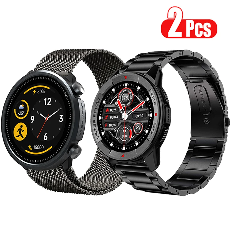 

20mm 22mm Magnetic Strap For Mibro X1 A1 Smart Watch Band Stainless Steel Watchband For Mibro C2 Lite Color Air Metal Bracelets