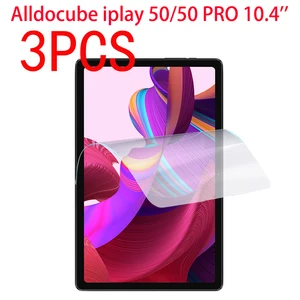3 Packs Soft PET screen protector for Alldocube iPlay 50 pro 2023 10.4 inches tablet protective film
