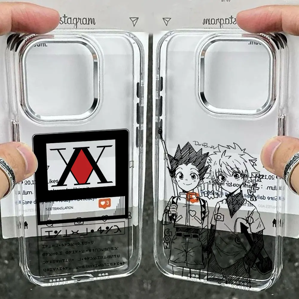 Transparent Soft Anime Hunter × Hunter Phone Case