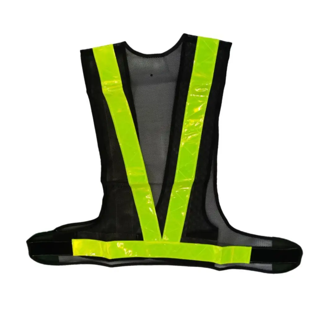 메쉬 안전 조끼 고가시성 경량 작업복 반사 보호 조끼 남녀 근로자용