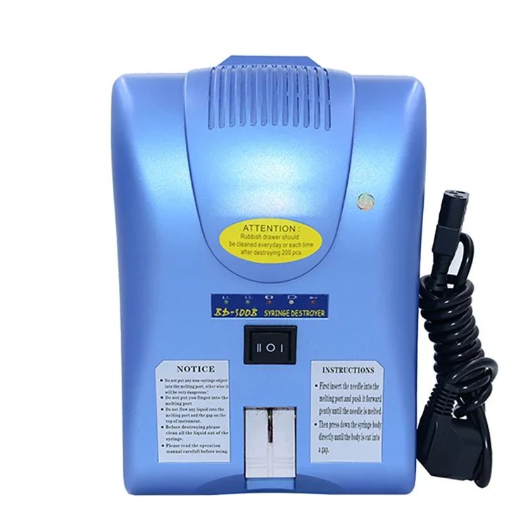 

New Arrival hospital burner portable destroyer device Medical shredder price